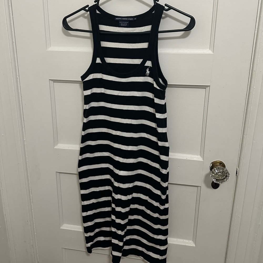 Striped Black and White Dress